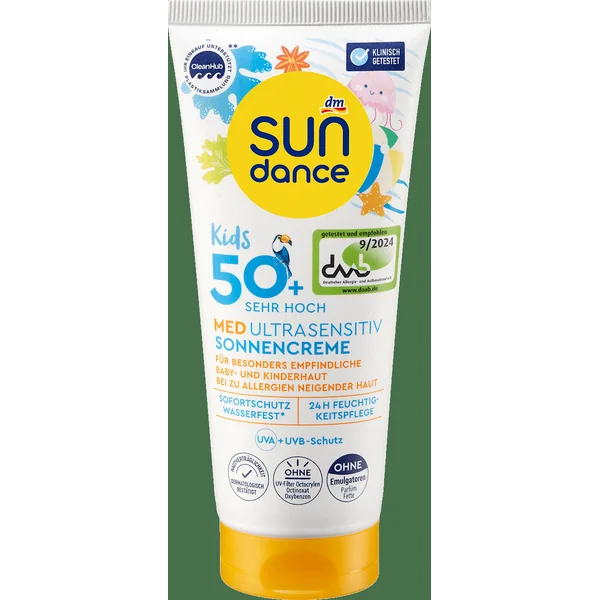 Sonnencreme Kids MED ultra sensitiv LSF 50+ (2 Stück), 200 ml