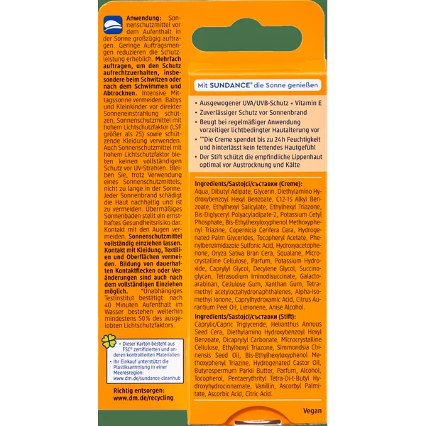 Sonnenschutz Kombi Gesicht Creme + Stift LSF 50 (25 ml & 3 g), 1 St