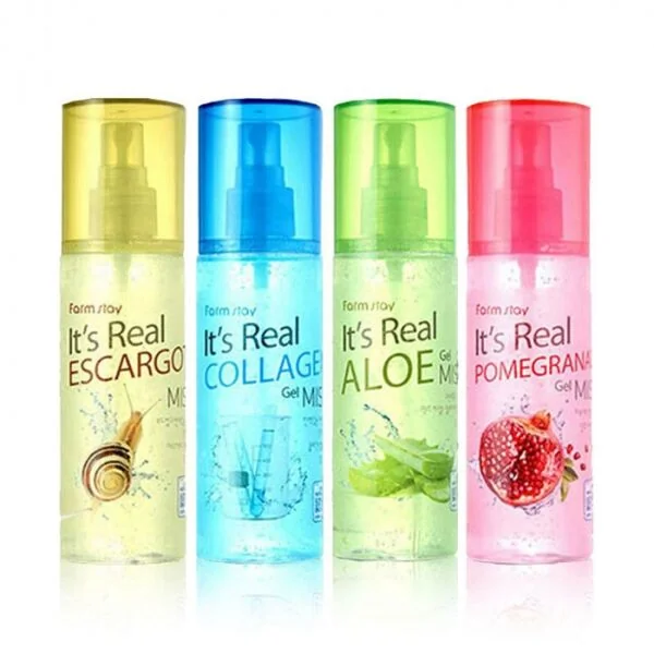 Spray Gel Brume It's Real Collagène visage de Farmstay
