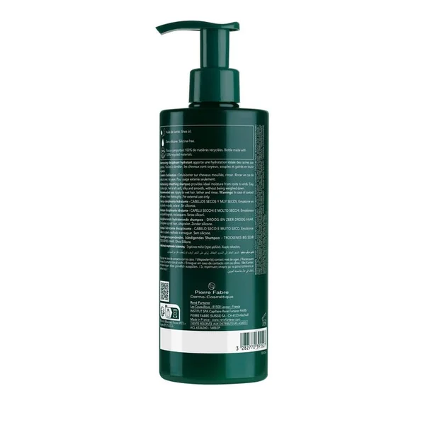 SUBLIME KARITE - Shampooing Disciplinant Hydratant - Cheveux Secs à Très Secs, 500ml
