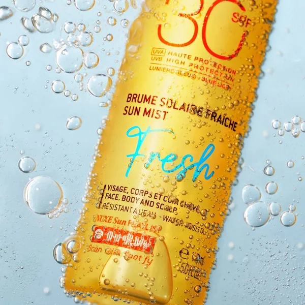 SUN - Brume Solaire Fraîche SPF30 - Visage, Corps et Cuir Chevelu - Tous Types de Peaux, 150ml