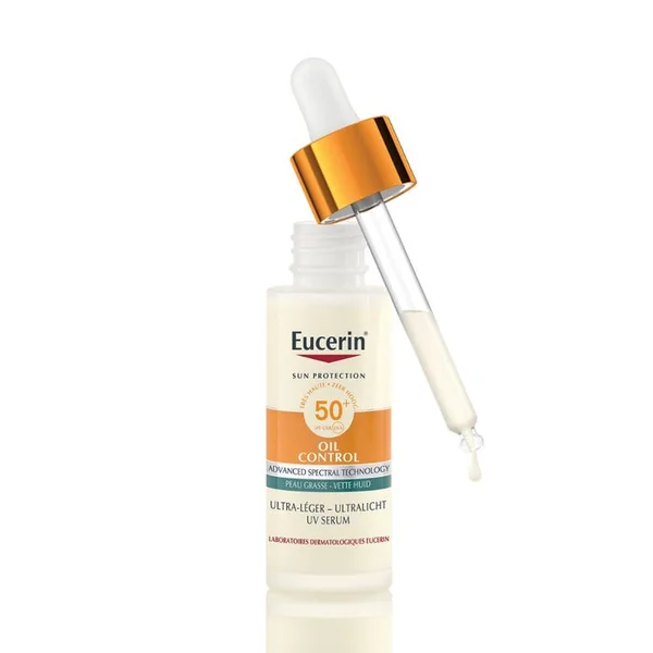 SUN PROTECTION - Oil Control Sérum Solaire Ultra-Léger SPF50+ - Visage - Peaux Grasses, 30ml