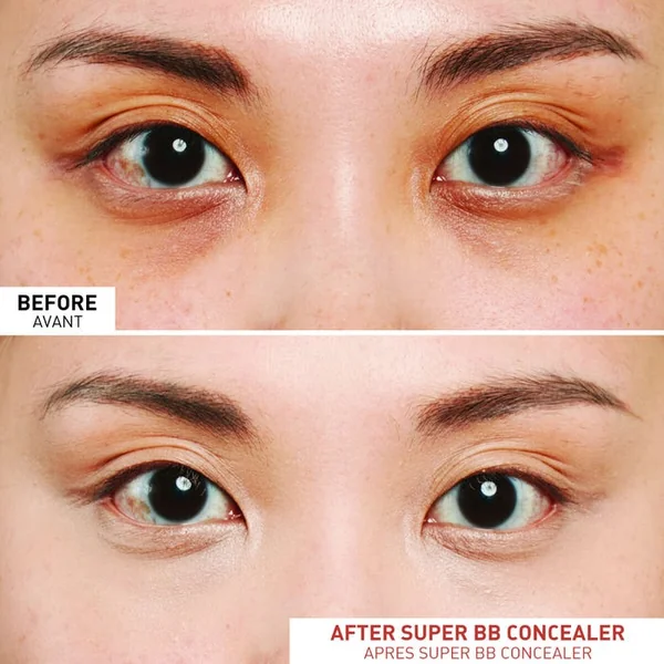 SUPER BB CONCEALER - Correcteur Soin Anticernes Haute Couvrance SPF25 - Teinte Nude, 3ml