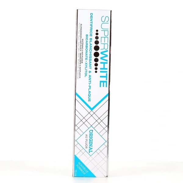 Superwhite Original au fluor dentifrice blanchissant et anti-plaque
