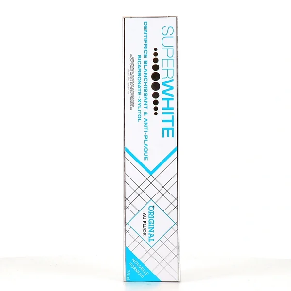 Superwhite Original au fluor dentifrice blanchissant et anti-plaque