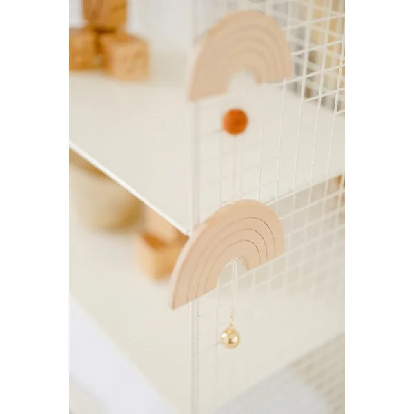 Suspension bebe arc en ciel bois compatible bola de grossesse RAINBOW