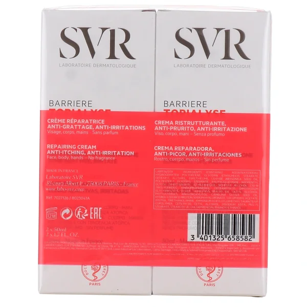 SVR Topialyse Barrière Crème Anti-Grattage Anti-Irritations