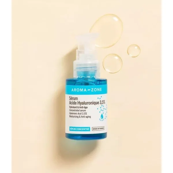 Sérum Acide Hyaluronique 3,5% Anti-âge, Anti-rides, fermeté, peau lisse et hydra