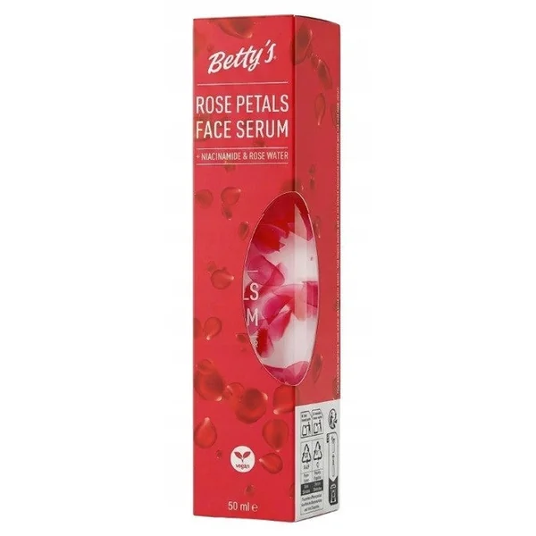 Sérum visage Betty's pétales de rose hydratante & anti-âge vegan niacinamide 50m