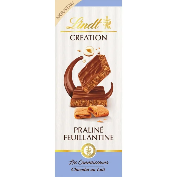 Tablette de chocolat Noir Crêpe Dentelle LINDT EXCELLENCE La tablette de 100g