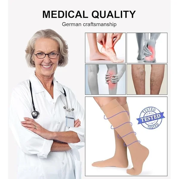 Taille S Chaussettes de Compression Contention contre les Varices fatigue jambes