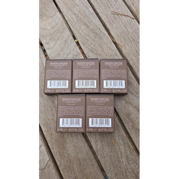 TERRE D' HERMES - PARFUM 5ML X 5 de HERMES - Neuve - Original - France