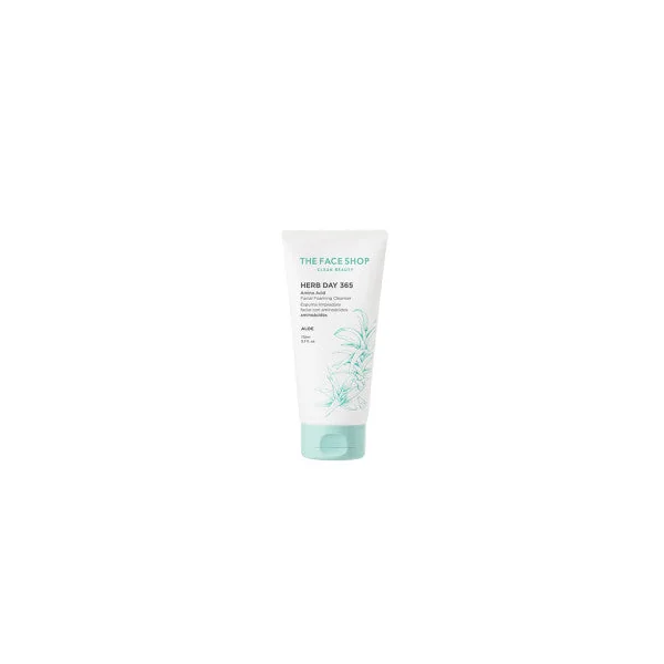 THE FACE SHOP Herb Day 365 Amino Acid Facial Foaming Cleanser 170ml #Aloe