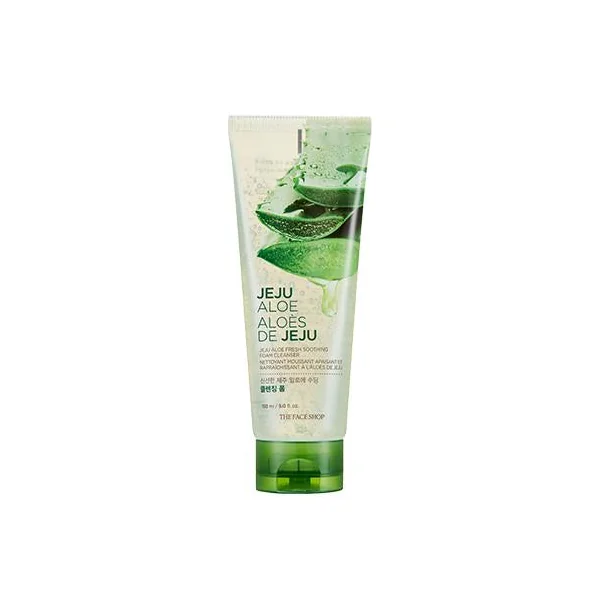THE FACE SHOP Jeju Aloe Fresh Soothing Foam Cleanser 150ml