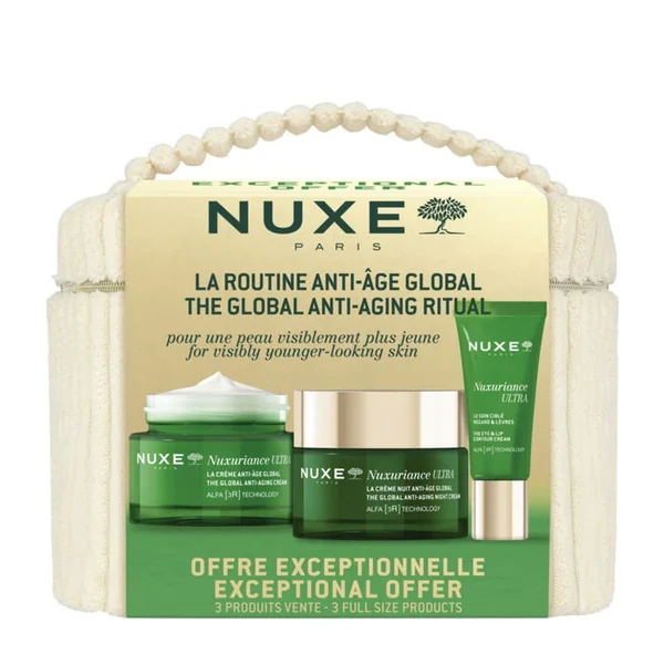 VANITY NUXURIANCE ULTRA - La Routine Anti-âge Global - La Crème Anti-Age Global 50ml + Le Soin Ciblé Regard et Lèvres 15ml + La Crème Nuit Anti-Age Global 50ml