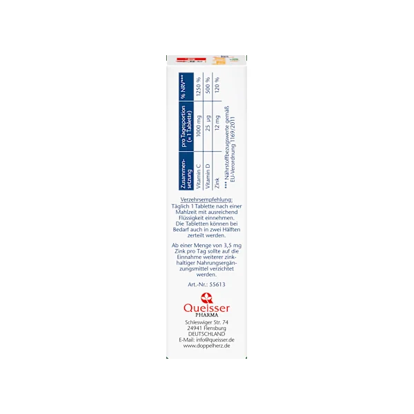Vitamin C 1000 + D3 + Zink Depot Tabletten 30 St, 42,9 g