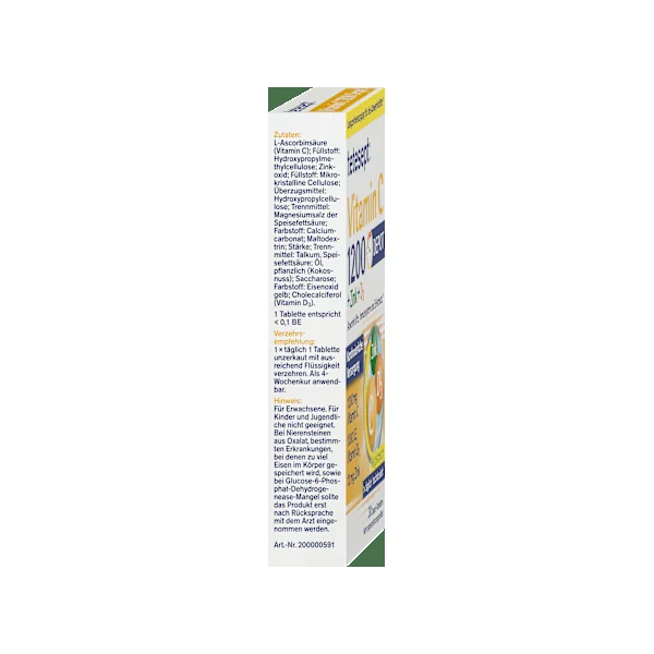 Vitamin C 1200 Depot + Zink + D3 Tabletten 30 St, 43,8 g
