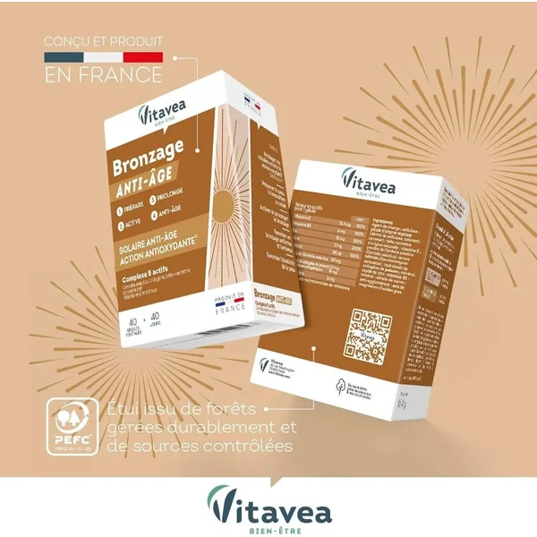 Vitavea - Bronzage Anti-ge - Prépare, Active Et Prolonge Les Effets Du Soleil