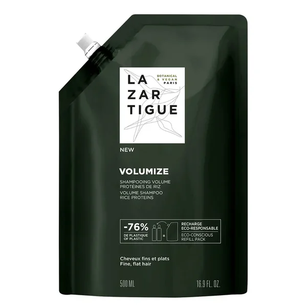 VOLUMIZE - Eco-Recharge Shampooing Volume - Cheveux Fins et Plats, 500ml