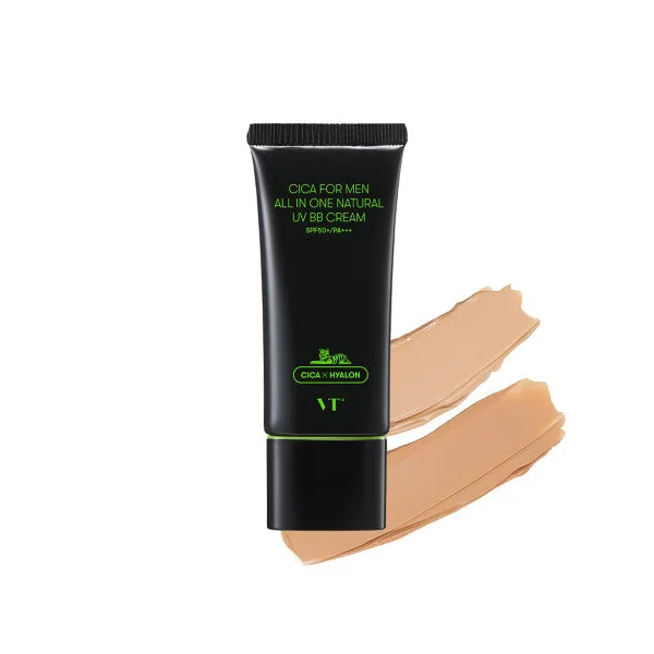 VT Cica For Men All In One Natural UV BB Cream - 2 Colors 30g SPF50+/PA+++