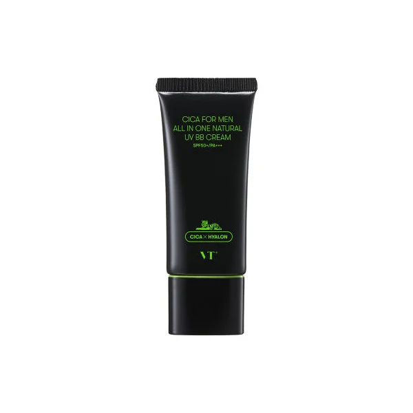VT Cica For Men All In One Natural UV BB Cream - 2 Colors 30g SPF50+/PA+++