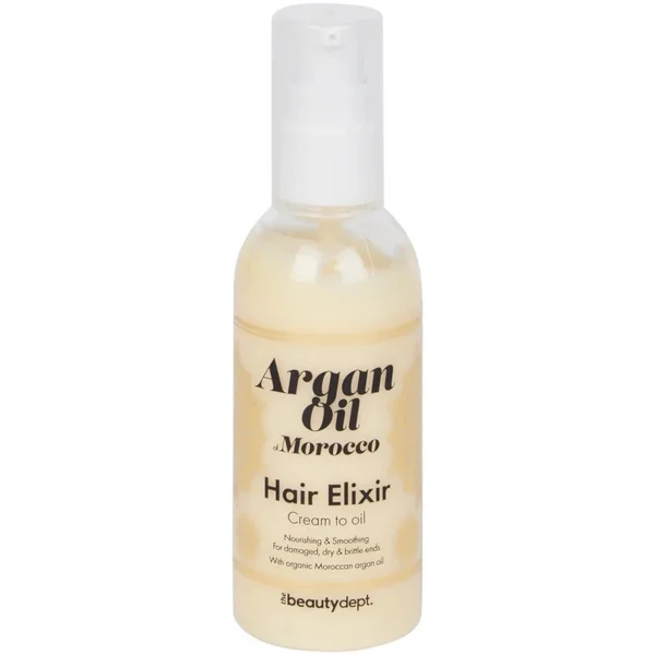 Élixir capillaire The Beauty Dept. Argan Oil 100ml pour cheveux abimés et sec